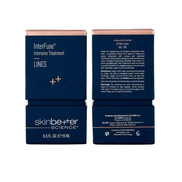 Skinbetter InterFuse Intensive Treatment LINES Packaging