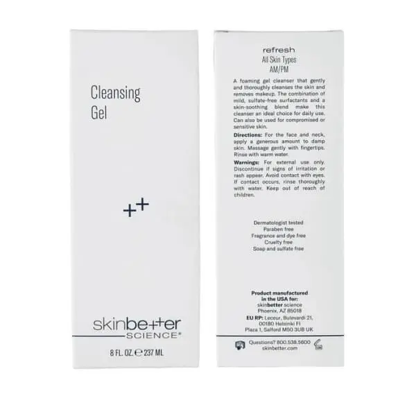 Skinbetter Cleansing Gel Packaging