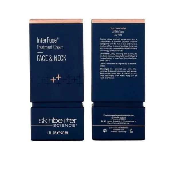 Skinbetter InterFuse Treatment Cream FACE & NECK Packaging